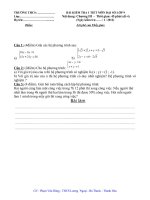 De KT C3 Dai 9 Thanh Hoa