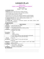 Fluency time 1  Lesson 2   giáo án lớp 2  family and friends National Edition.