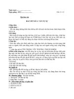 Tiết 11+12: Viết bài tập lam văn số 1- Văn tự sự