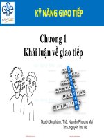 Kỹ năng giao tiếp 