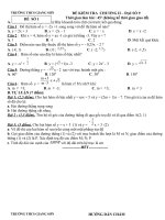 KIEM TRA CHUONG II DAI SO 9