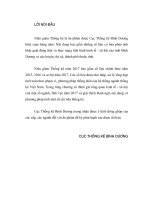 Niên giám thống kê tỉnh bình dương 2017 binh duong statistical yearbook 2017 