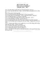 De cuong Su 7 K I 12 13