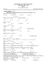 De DA KT HK 1 Toan 7