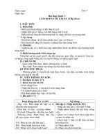 Tiết 4_Bài thực hành 1: Làm quen với Excel