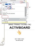 Tài liệu Tập huấn sử dụng bảng tương tác