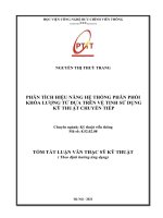 Tóm tắt Luận văn Thạc sĩ Kỹ thuật: Phân tích hiệu năng hệ thống phân phối khóa lượng tử dựa trên vệ tinh sử dụng kỹ thuật chuyển tiếp