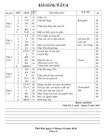 Giao an tuan 14 soan chi tiet