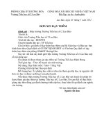 Don xin day them o truong