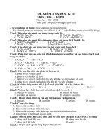 DE KTHKII HOA HOC 9 20112012