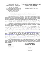 Hướng dẫn chức năng mới trên Cổng thông tin GD&ĐT và thông báo một số nội dung về công tác thống kê đầu năm học 2016-2017