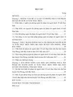 PHÒNG NGỪA tội PHẠM DO NGƯỜI dưới 18 TUỔI THỰC HIỆN TRÊN địa bàn HUYỆN yên PHONG, TỈNH bắc NINH