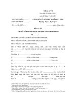 TH: Kết luận trực tiếp kiểm sát việc tạm giữ, tạm giam và thi hành án phạt tù - HoaTieu.vn