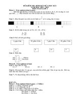 de kiem tra giua ky I