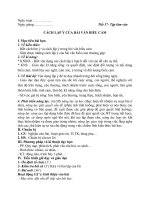 Tiết 37: Cách lập ý của bài văn biểu cảm