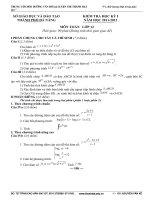 DE KIEM TRA KY I LOP 12 20122013