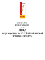 Thuyết trình triết học quan hệ biện trứng giữa nguyên nhân và kết quả trong quá trình học tập của sinh viên hiện nay