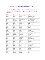 360 dong tu bat quy tac