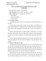 BAN TU NHAN XET DANG VIEN NAM 2012