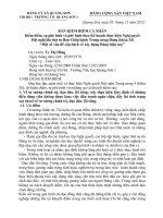 Ban kiem diem dang vien theo Nghi quyet Hoi nghi TW4nam 2012