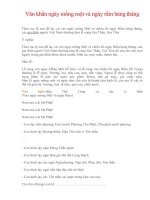 Van khan mong 1 va ram hang thang