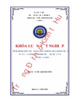 Khóa luận tốt nghiệp Quản trị kinh doanh: Phân tích tình hình tiêu thụ hàng hóa đồng phục của Công ty TNHH Thương hiệu và Đồng phục LION trong 3 năm 2016-2018