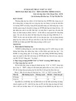 Su dung ky thuat o bi va XYZ trong day hocDia li 11