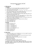 De cuong Van 7 K I 12 13