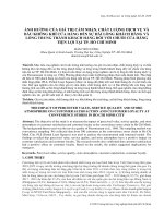 Ảnh hưởng của giá trị cảm nhận, chất lượng dịch vụ và bầu không khí cửa hàng đến sự hài lòng khách hàng và lòng trung thành khách hàng đối với chuỗi cửa hàng tiện lợi tại Thành