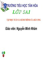 Tap doc tuan 15 Hanh trinh cua bay ong Nguyen MinhNham