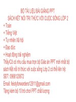 Đạo đức 2 Kết nối Bài 3: Kính trọng thầy giáo, cô giáo