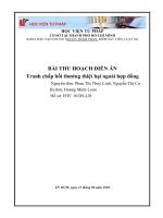 Bài thu hoạch diễn án tranh chấp bồi thường ngoài hợp đồng