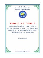 (Luận văn thạc sĩ) phân tích các nhân tố ảnh hưởng đến quyết định mua đồ nội thất của khách hàng tại siêu thị nội thất minh hòathuộc công ty trách nhiệm hữu hạn minh hòa 