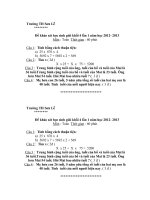 DE KHAO SAT HS GIOI LOP 4 THANG 12