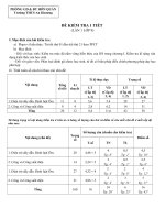 KIEM TRA 45 PHUT TUAN 11 DE MA TRAN