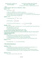 Kỳ thi tốt nghiệp thpt năm 2010 môn: Toán – Giáo dục thpt