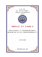 (Luận văn thạc sĩ) nâng cao năng lực cạnh tranh cho công ty trách nhiệm hữu hạn một thành viên phong việt 
