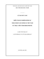 (Luận văn thạc sĩ) miễn trách nhiệm hình sự theo pháp luật hình sự việt nam từ thực tiễn tỉnh bình phước 