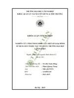 Khóa luận tốt nghiệp Quản lý tài nguyên thiên nhiên: Nghiên cứu tính thấm nước của một số loại hình sử dụng đất ở khu vực Núi Luốt, trường Đại học Lâm nghiệp