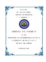 (Luận văn thạc sĩ) đánh giá hoạt động marketing bất động sản của công ty cổ phần đầu tư địa ốc thắng lợi miền trung 
