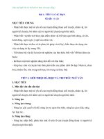 KHBD ngữ văn 6 kết nối tri thức với cuộc sống