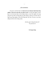 (Luận văn thạc sĩ) quản lý rủi ro tín dụng tại ngân hàng nông nghiệp và phát triển nông thôn chi nhánh tây đô 