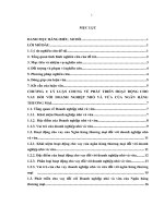 (Luận văn thạc sĩ) phát triển cho vay doanh nghiệp nhỏ và vừa tại ngân hàng thương mại cổ phần đầu tư và phát triển việt nam   chi nhánh tam điệp 