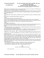 de thi HSG hay co DA