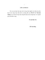 (Luận văn thạc sĩ) phát triển hoạt động tín dụng bán lẻ tại ngân hàng TMCP đầu tư và phát triển việt nam   chi nhánh hà thành 