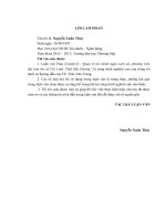 (Luận văn thạc sĩ) quản lý tài chính ngân sách xã, phường trên địa bàn thị xã chí linh, tỉnh hải dương 