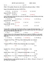 On tap toan 4 tuan 17