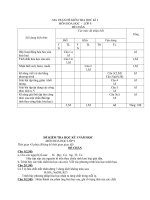 Ma tran de kiem tra HKI mon hoa hoc 9