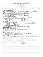 De DA KT HK 1 Toan 6