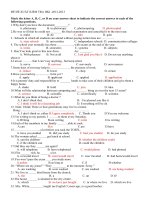 5 E 12 DE HK1 2013 DONG THAP